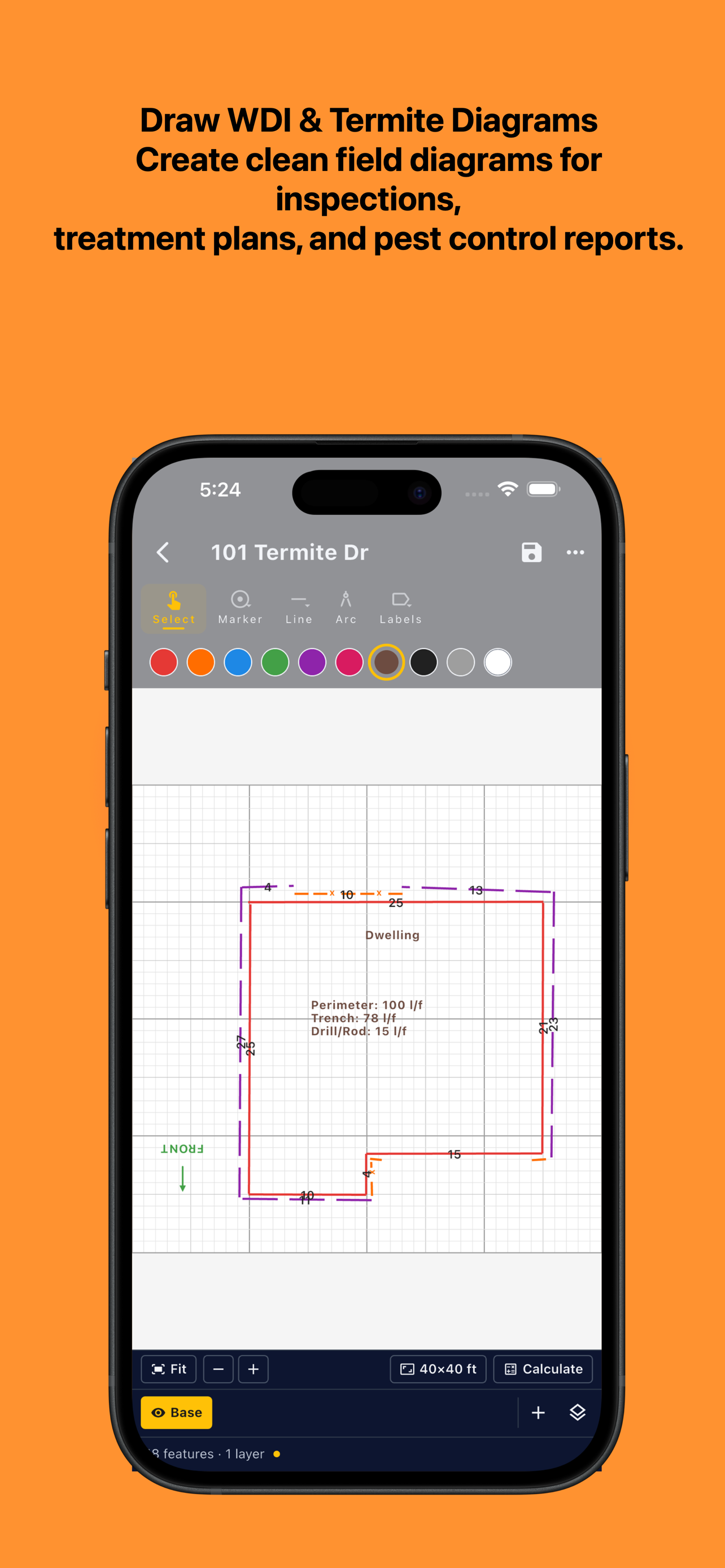 PestDraw app screenshot 1